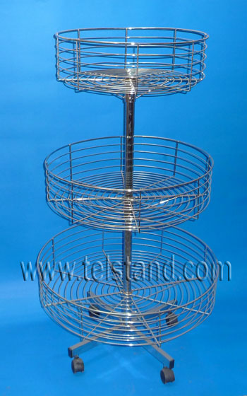 Triple Revolving Wire Rack